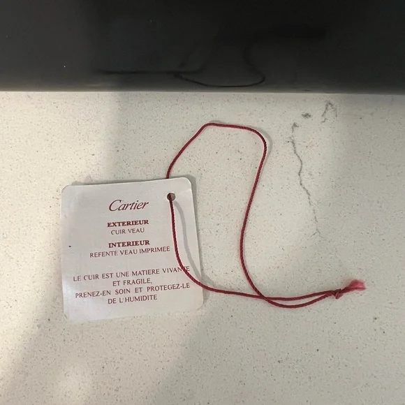 CARTIER PANTHERE LEATHER HANDBAG PURSE AUTHENTIC - Picture 7 of 12